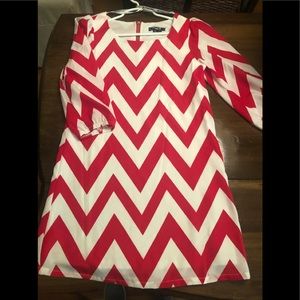 Girls Size 10 Chevron Dress -Christmas!